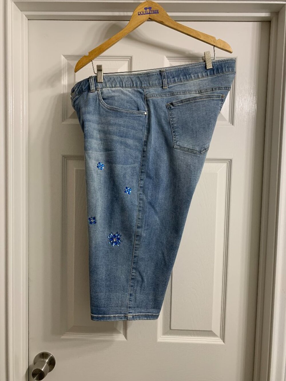 Rafaella Brand Women's Denim Capri Pants, Size 18W